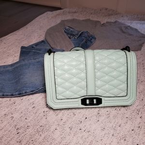 Rebecca Minkoff Quilted "Love" Leather Bag